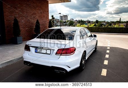 Chisinau, Moldova; June 02, 2020. Mercedes-benz Club Festival In Moldova. Mercedes-benz  E Class W 2