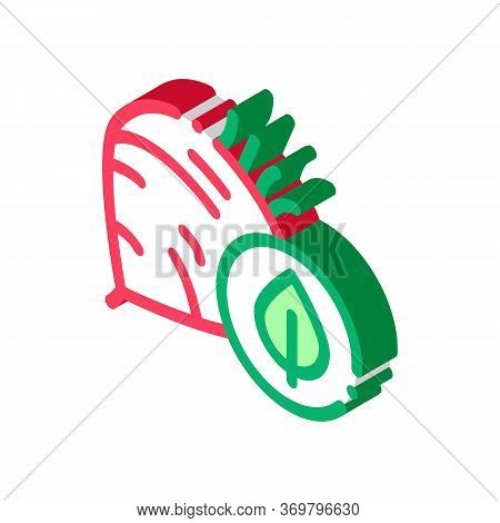 Beet Vegetable Icon Vector. Isometric Beet Vegetable Sign. Color Isolated Symbol Illustration