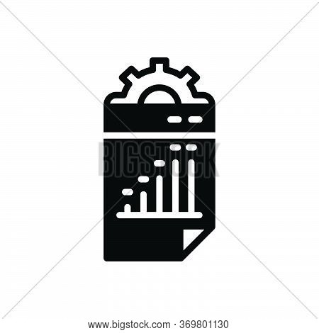 Black Solid Icon For Seo-report Seo Report Legwork Checklist List