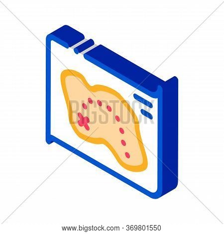 Map Treasure Icon Vector. Isometric Map Treasure Isometric Sign. Color Isolated Symbol Illustration