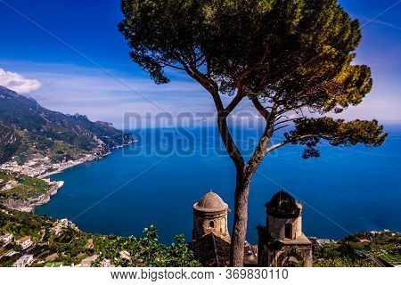 Coastline In Ravello, Amalfi Coast, Italy