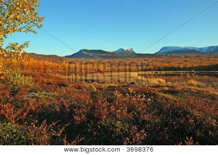 Paesaggio autunnale In Svezia