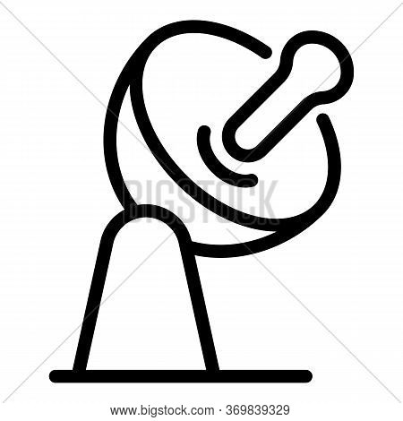 Ground Satellite Icon. Outline Ground Satellite Vector Icon For Web Design Isolated On White Backgro