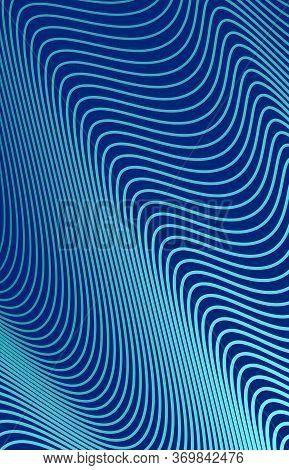 Abstract Vertical Striped Background. Ultra Thin Abstract Wavy Lines