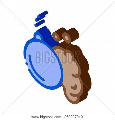 Wrecking Ball Icon Vector. Isometric Wrecking Ball Sign. Color Isolated Symbol Illustration