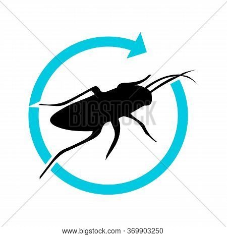 Pest Control Logo Design Vector Insect Protection Examination Icon Template Illustration