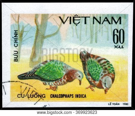 Saint Petersburg, Russia - May 31, 2020: Postage Stamp Issued In The Vietnam With The Image Of The C
