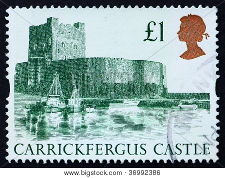 Postage Stamp Gb 1988 Carrickfergus kasteel