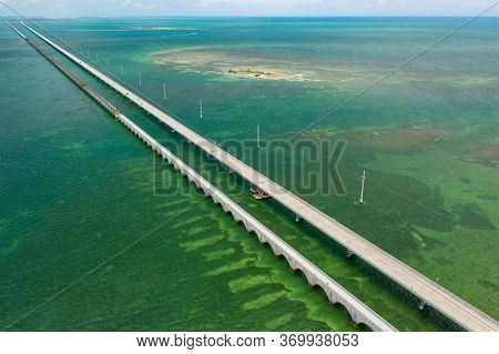 Nature Landscape Florida Keys 2020 Stock Photo Above