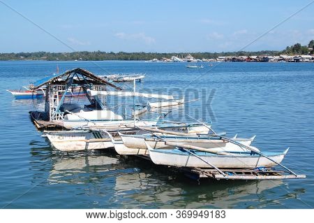 Palawan, Ph - Dec 1 - Fishing Boats At Puerto Princesa City Baywalk Park On December 1, 2009 In Pala