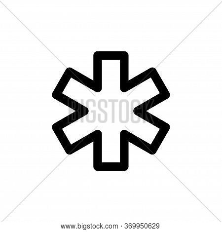 Sos Icon Flat Vector Template Design Trendy