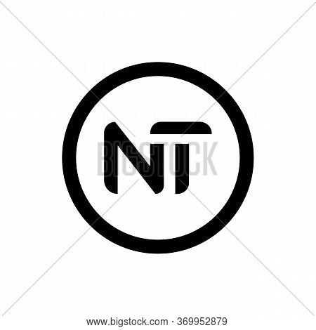 Initial Letter Nt Logo Design Vector Template. Creative Abstract Nt Letter Logo Design