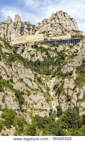 Monastero di Santa Maria De Montserrat. Catalogna, Spagna.
