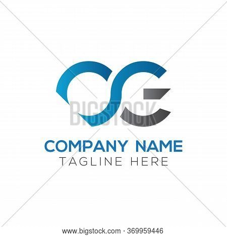 Initial Simple Letter Og Logo Design Vector Template. Abstract Minimal Og Letter Logo Design