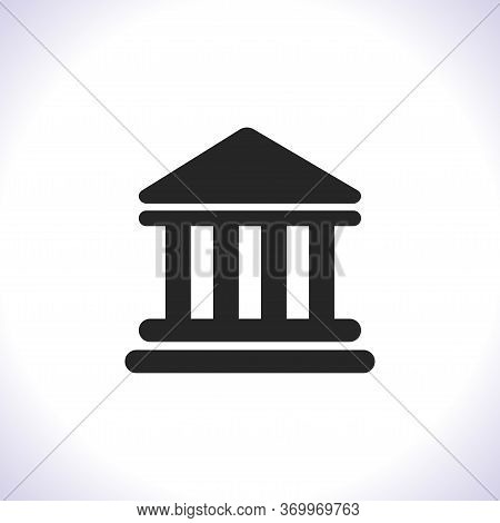 Bank Vector Icon . Lorem Ipsum Illustration Design