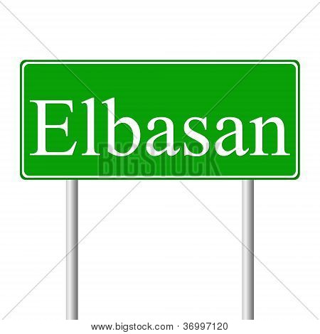 Elbasan cartello verde