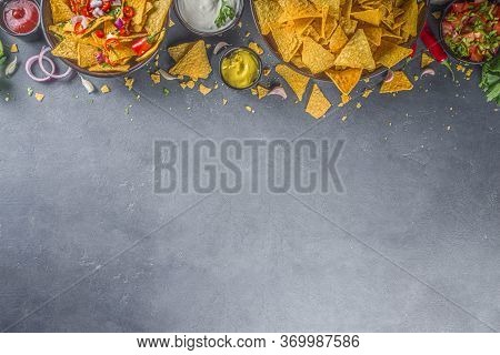 Nachos Chips With Dips