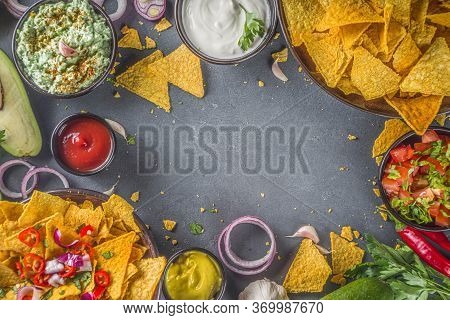 Nachos Chips With Dips