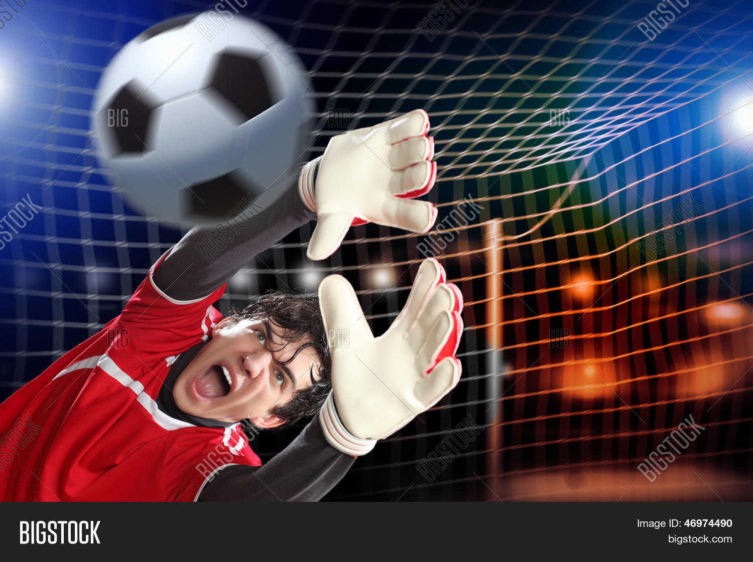 Goalkeeper Catches Image & Photo (Free Trial) Bigstock