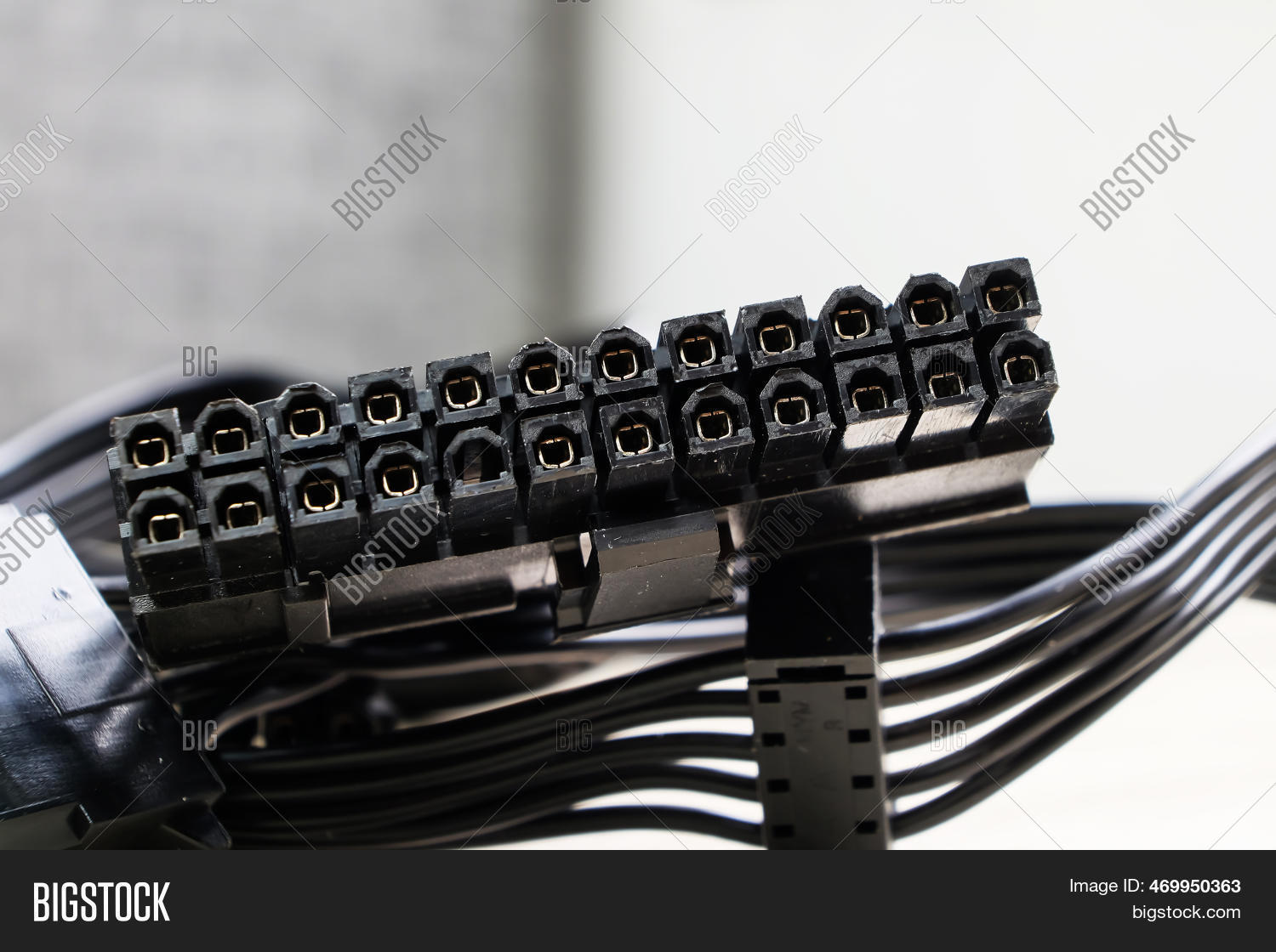 24-pin Connector Cable Image & Photo (Free Trial) | Bigstock