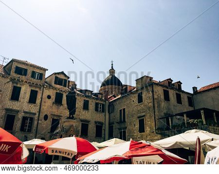 Views Over The City Of Dubrovnik Croatia In A European Summer In Game Of Thrones Territory.