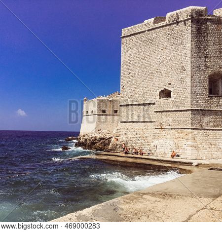 Views Over The City Of Dubrovnik Croatia In A European Summer In Game Of Thrones Territory.