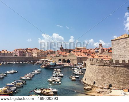 Views Over The City Of Dubrovnik Croatia In A European Summer In Game Of Thrones Territory.