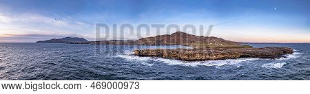 Muckross Head Peninsula During Sunset - About 10 Km West Of Killybegs Village In County Donegal On T