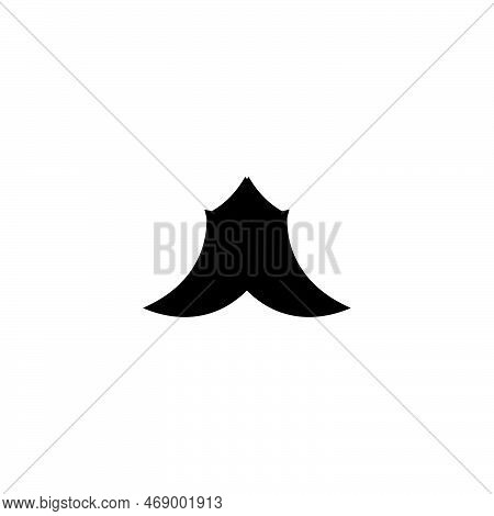 Circus Tent Icon. Simple Style Circus Ticket Big Sale Poster Background Symbol. Circus Tent Brand Lo