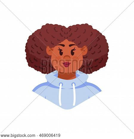 Vector Cartoon Cute Young Person Icon Isolated