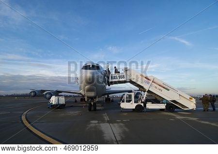 Nato Awacs Aircrafts Arrival In Romania
