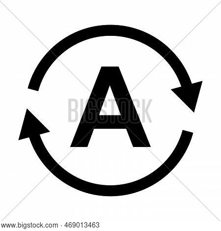 Auto Stop Start Icon Vector  Automatically Switch Off Car Engine Sign For Graphic Design, Logo, Webs