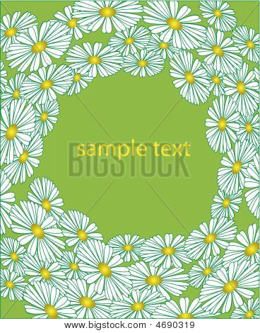 The Flower Sample. Vector Illustration