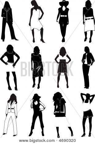 Fashion Women. Vector Illustration