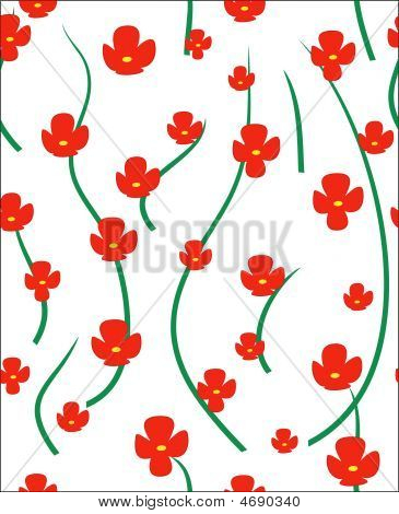 The Flower Background. Vector Illustration