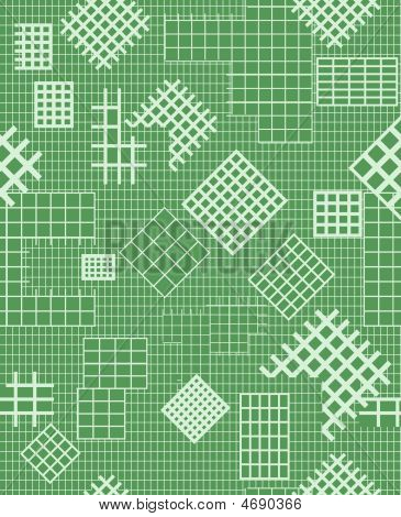 Structure In A Section. Vector Illustration