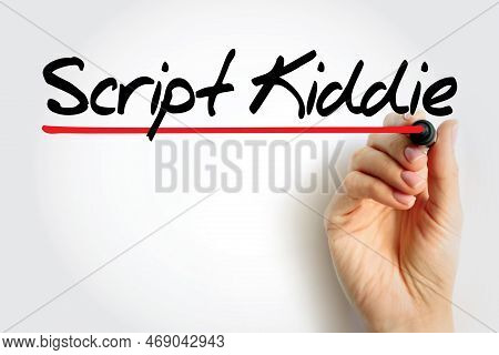 Script Kiddie Is Someone That Uses Existing Software To Hack Computer Systems Belonging To Others, T