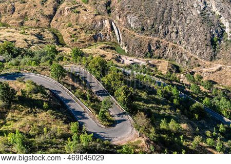Aerial View Of The Salt Mine Of Pozas De La Sal In Burgos