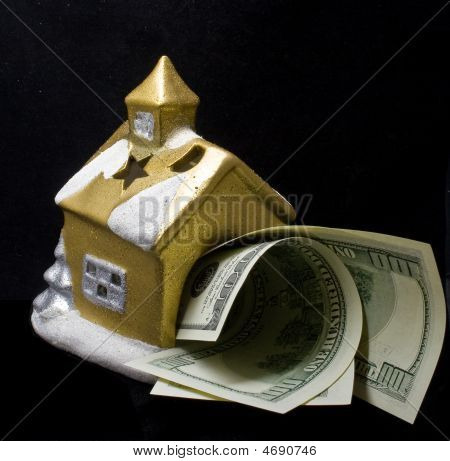 Das kleine Haus mit US-Dollar