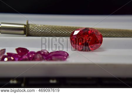 Ruby Is Red Gem Beautiful By Nature For Making Expensive Jewelry