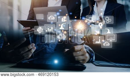 Digital Transformation Technology Strategy, Digitization And Digitalization Of Business Processes An