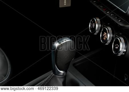 Modern Car Variator Transmission. Variator Gearbox. Cvt Gearbox Close Up