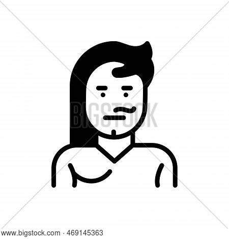 Black Solid Icon For Shemales Bondage Dominatrix Lesbian Erotic