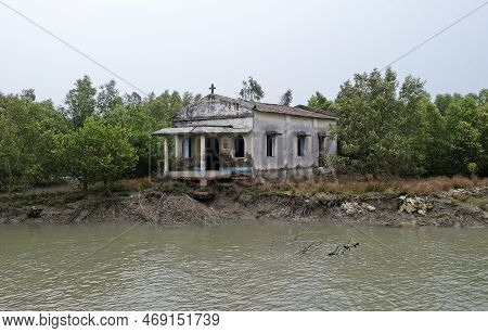 Christian Church In Sunderbans National Park, West Bengal, India