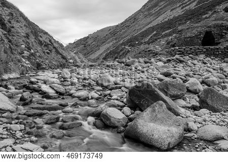 Heddons Mouth In Exmoor National Park
