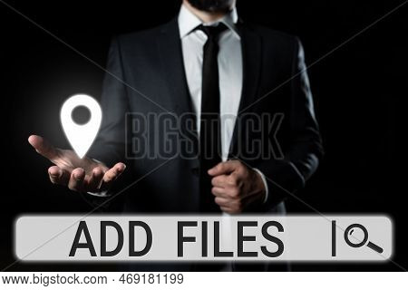 Writing Displaying Text Add Files. Word Written On To Put More Information To A Certain Person, Thin