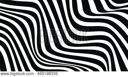 Acid Wave Rainbow Line Backgrounds In 1970s 1960s Hippie Style. Y2k Wallpaper Patterns Retro Vintage