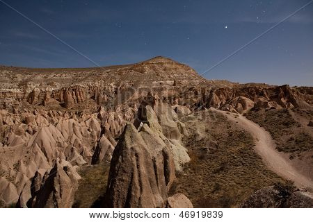Geceleri Cappadocia