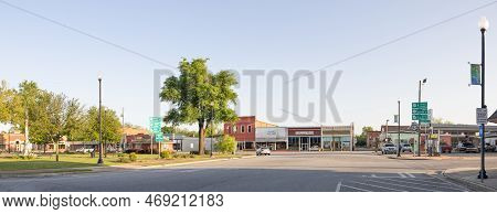 Cuthbert, Georgia, Usa - April 19, 2022: The Cuthbert Historic District
