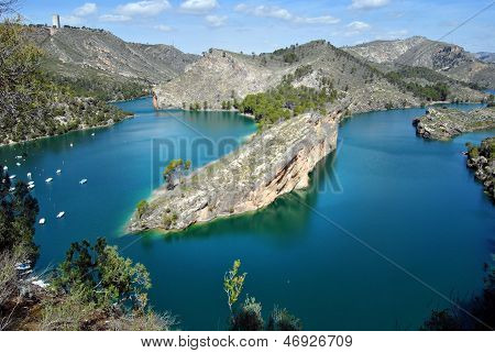 reservoir in montain